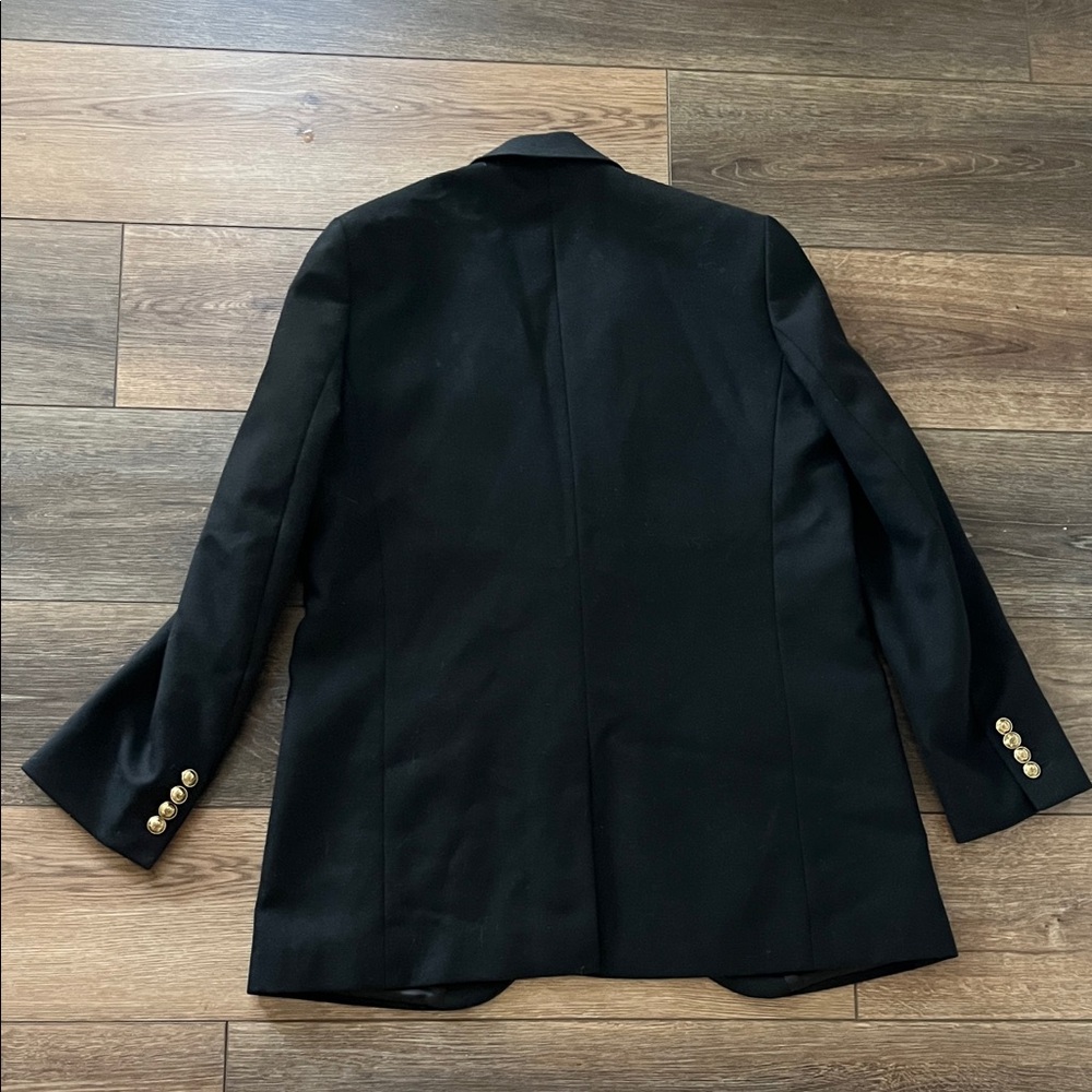The Kooples Black Blazer with Gold Buttons Sz 34 - Picture 8 of 10